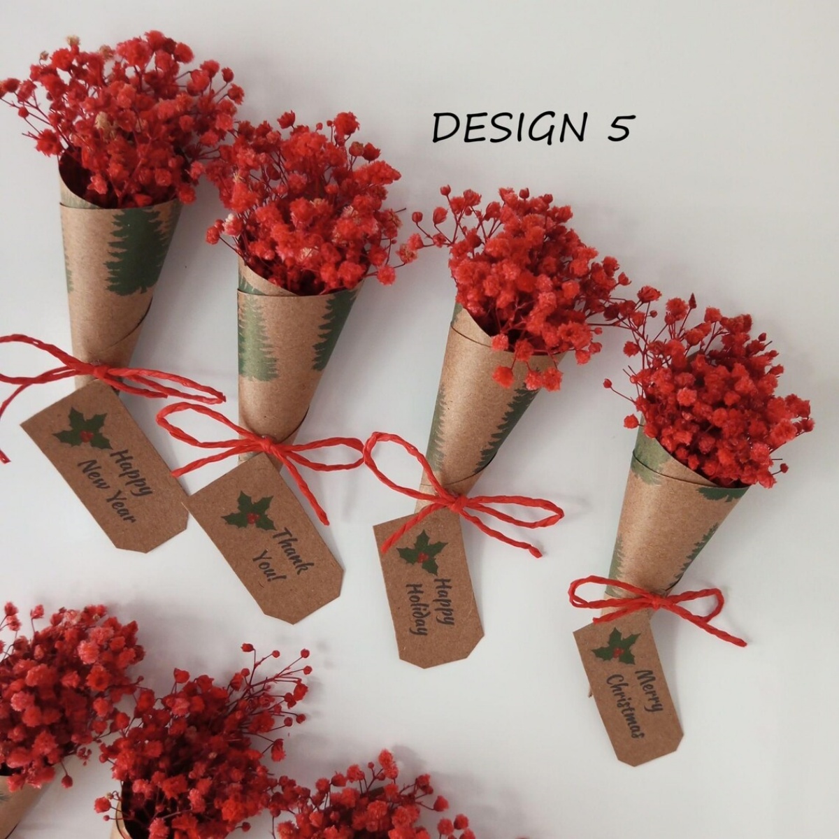 Dried Flower Bulk - Mini recuerdos magnéticos de ramo de