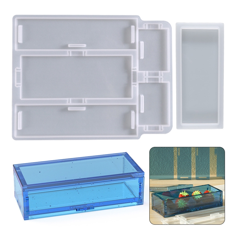 Resin Ocean Wave Mold - Caja de dominó R3MC, moldes de