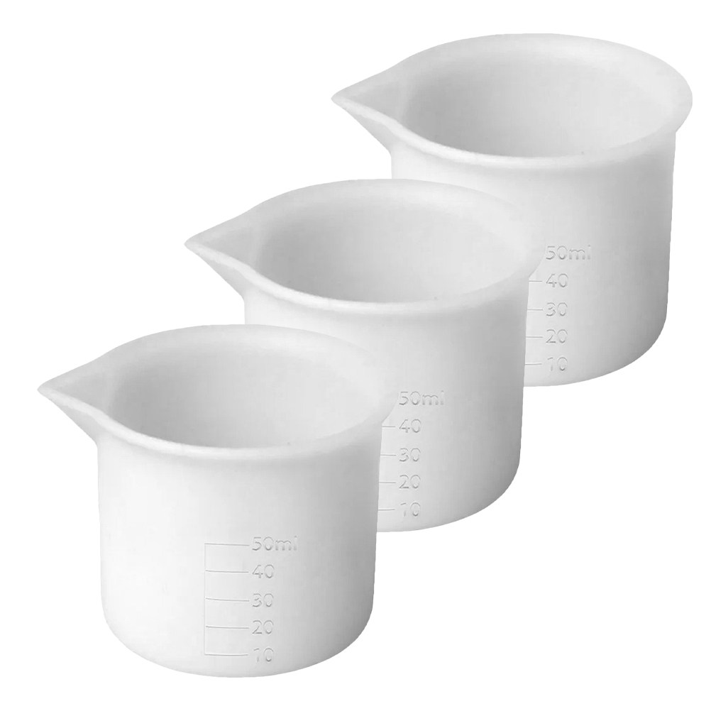 Mixing Cup Silicone - 3 piezas de vasos medidores de
