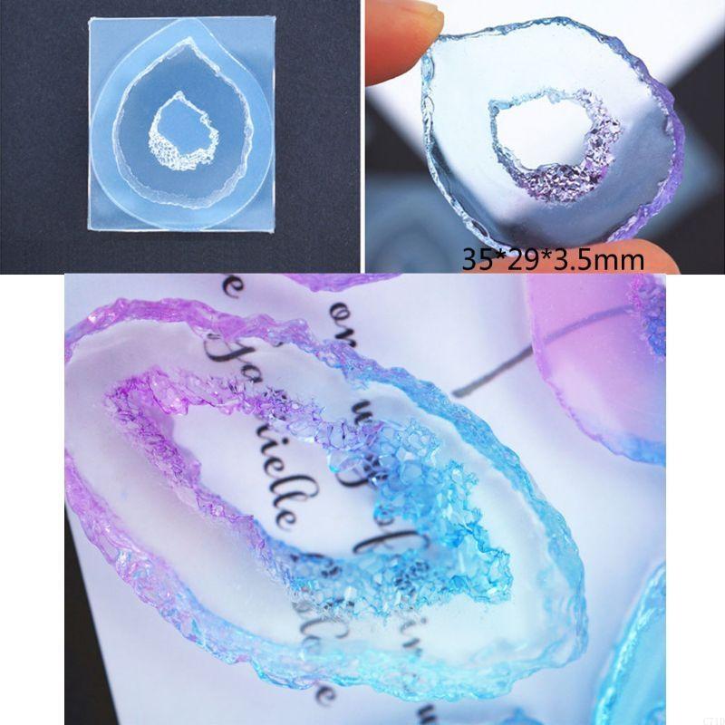 Geode Mold Silicone - cuarzo roca racimo geoda Druzy gema