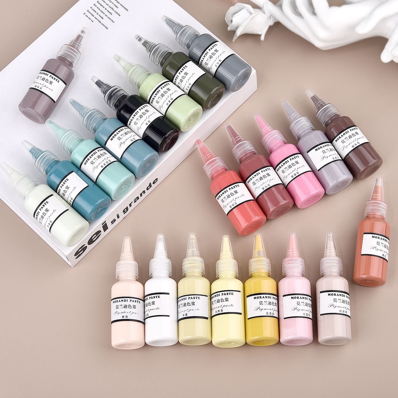 Resin Dye Alcohol - Morandi-pigmentos de resina líquida, tinta de