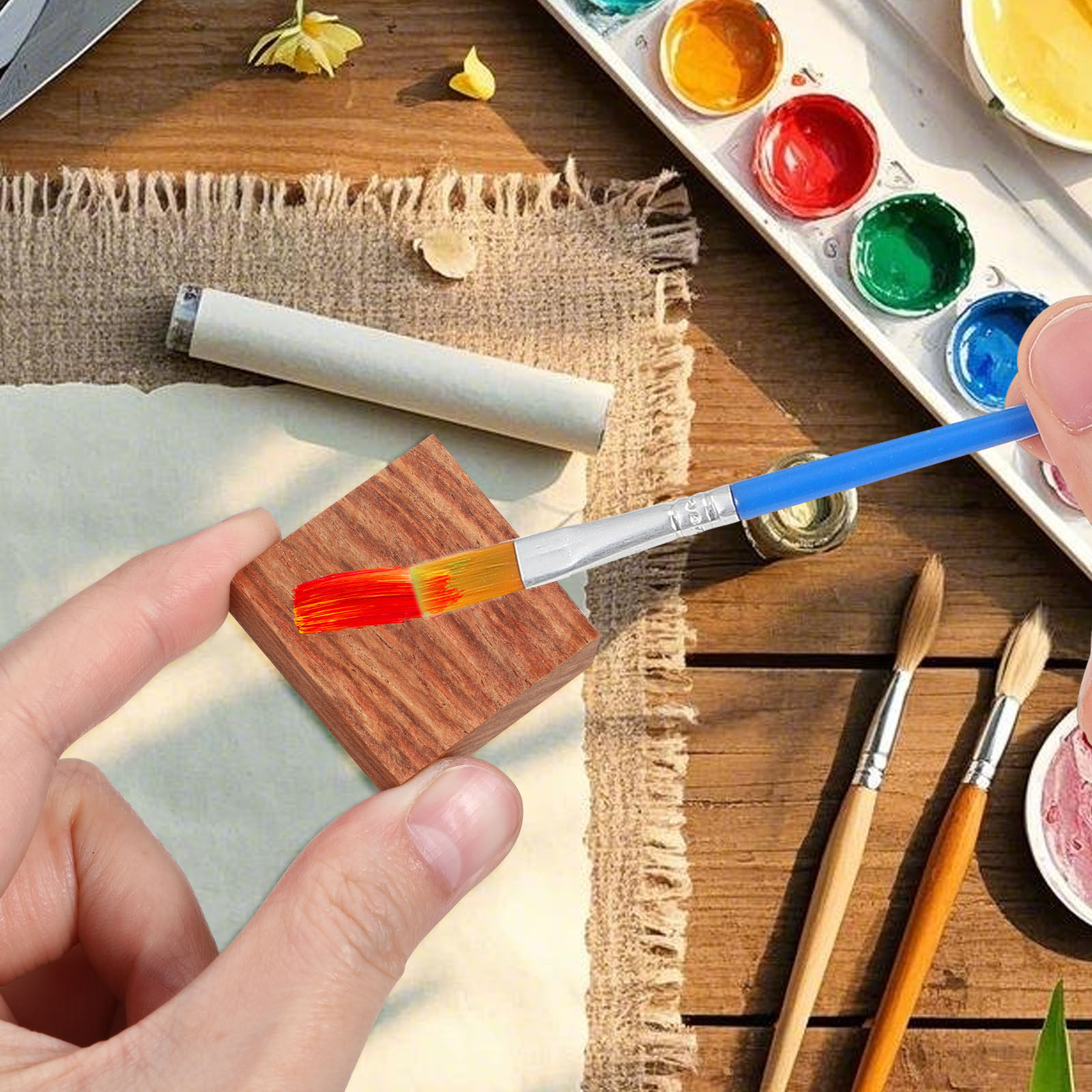 Wood Ring Blank - 24 Piezas de Bloques de Madera