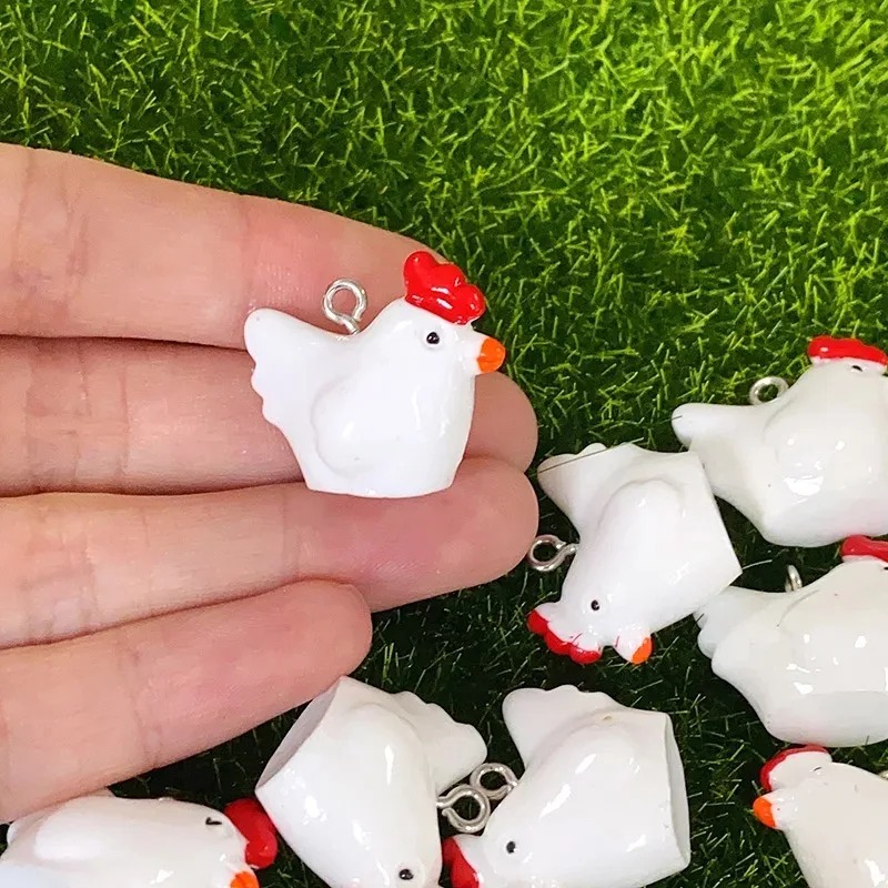 Resin Crafts - 10 piezas de dijes de resina