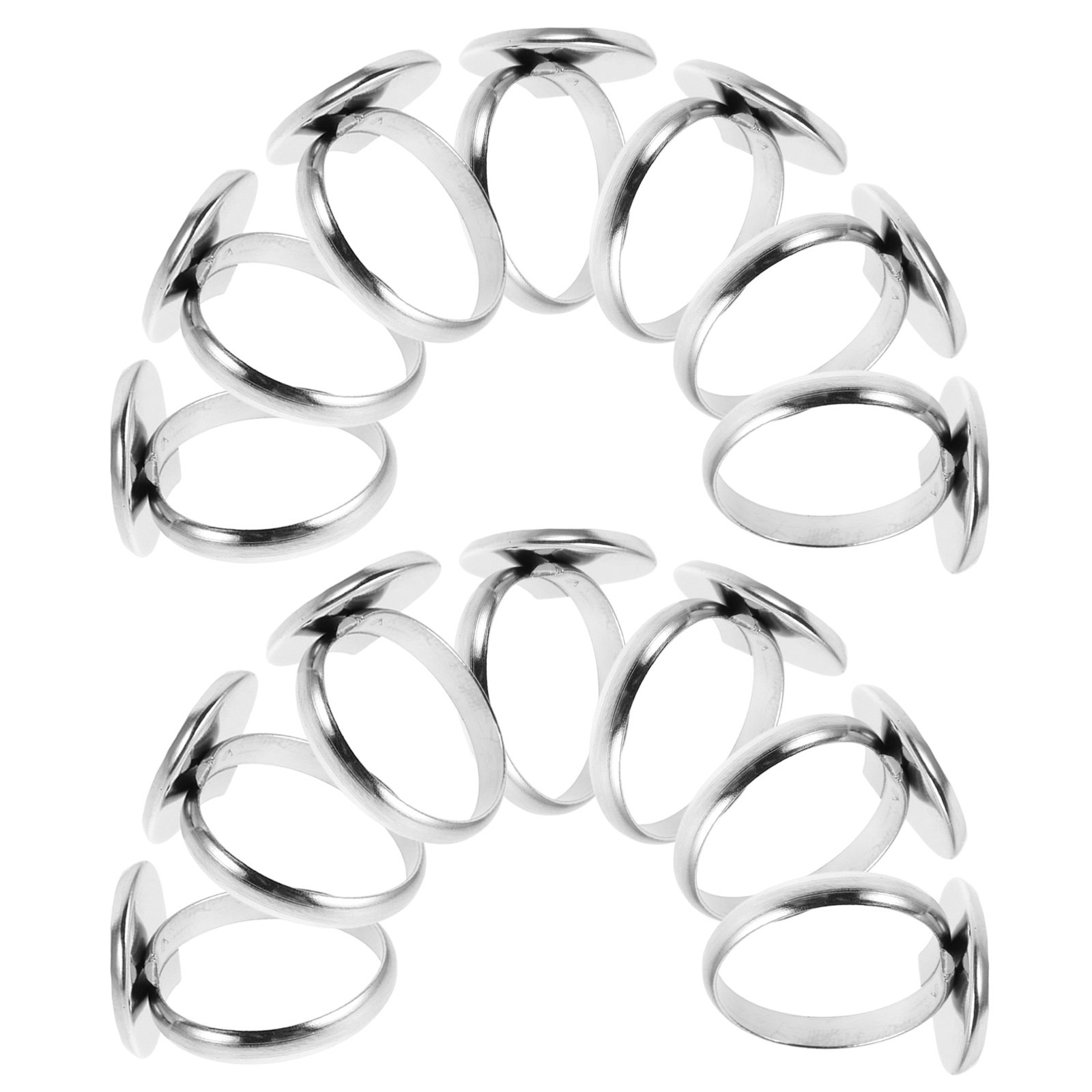 Resin Crafts - 20 Piezas de Anillos Ajustables de