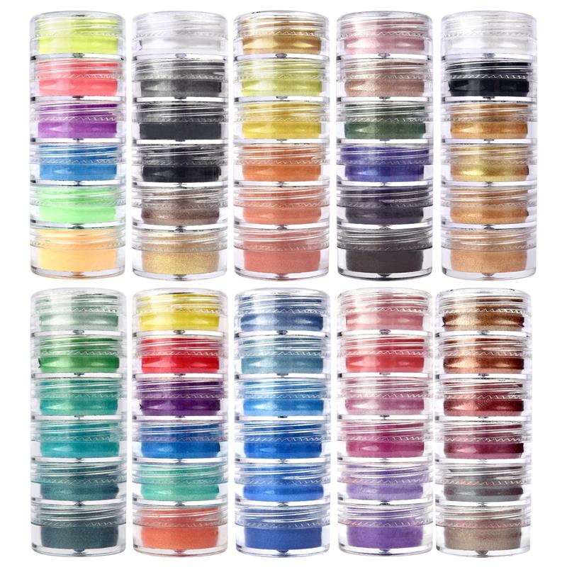 Resin Pigment Set - 6 colores/juego de pigmento en polvo