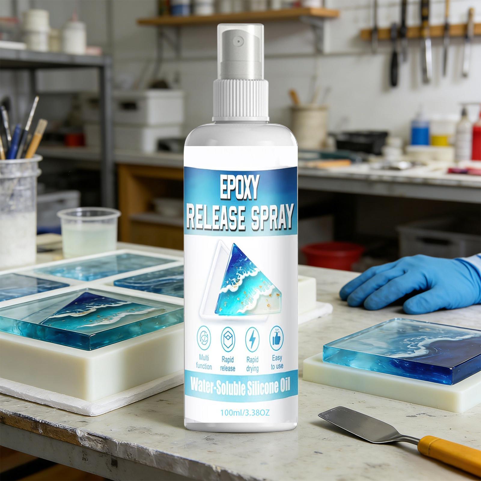 Resin Craft Workshop - Spray Desmoldante de 100ml, Lubricante Epoxi
