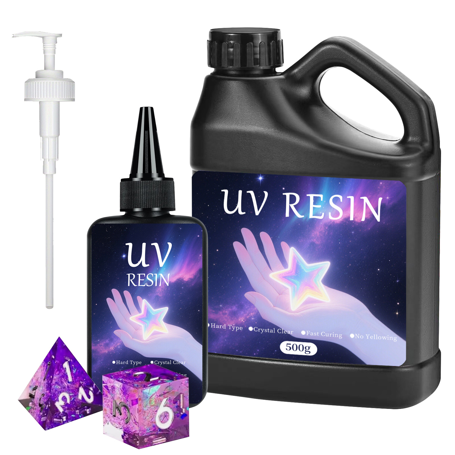 Epoxy Uv Resin Kit - Kit de resina UV con herramientas