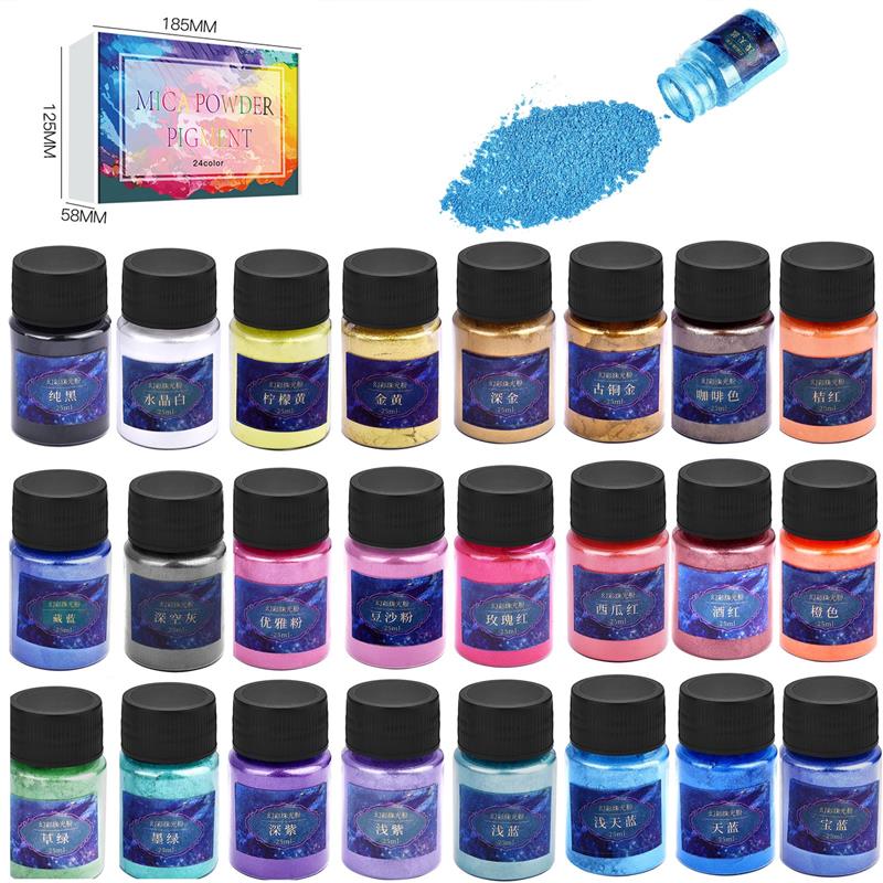 Resin Pigment Set - Tinte de resina epoxi en polvo,