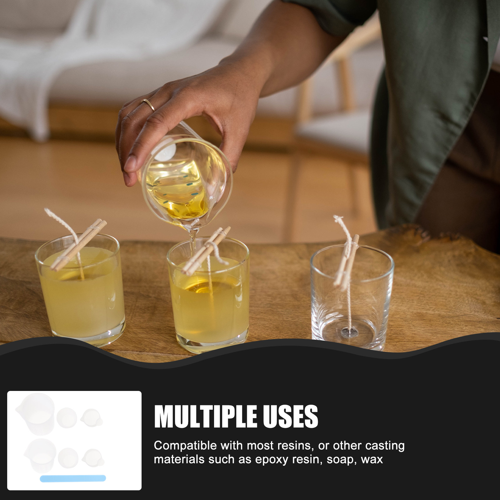 Mixing Cup Silicone - Juego de 1 Vaso Mezclador de