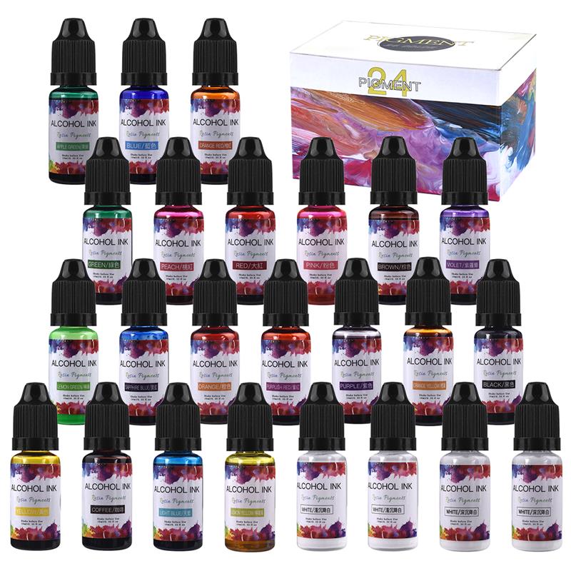 Resin Dye Alcohol - Kit de pigmento de resina epoxi,