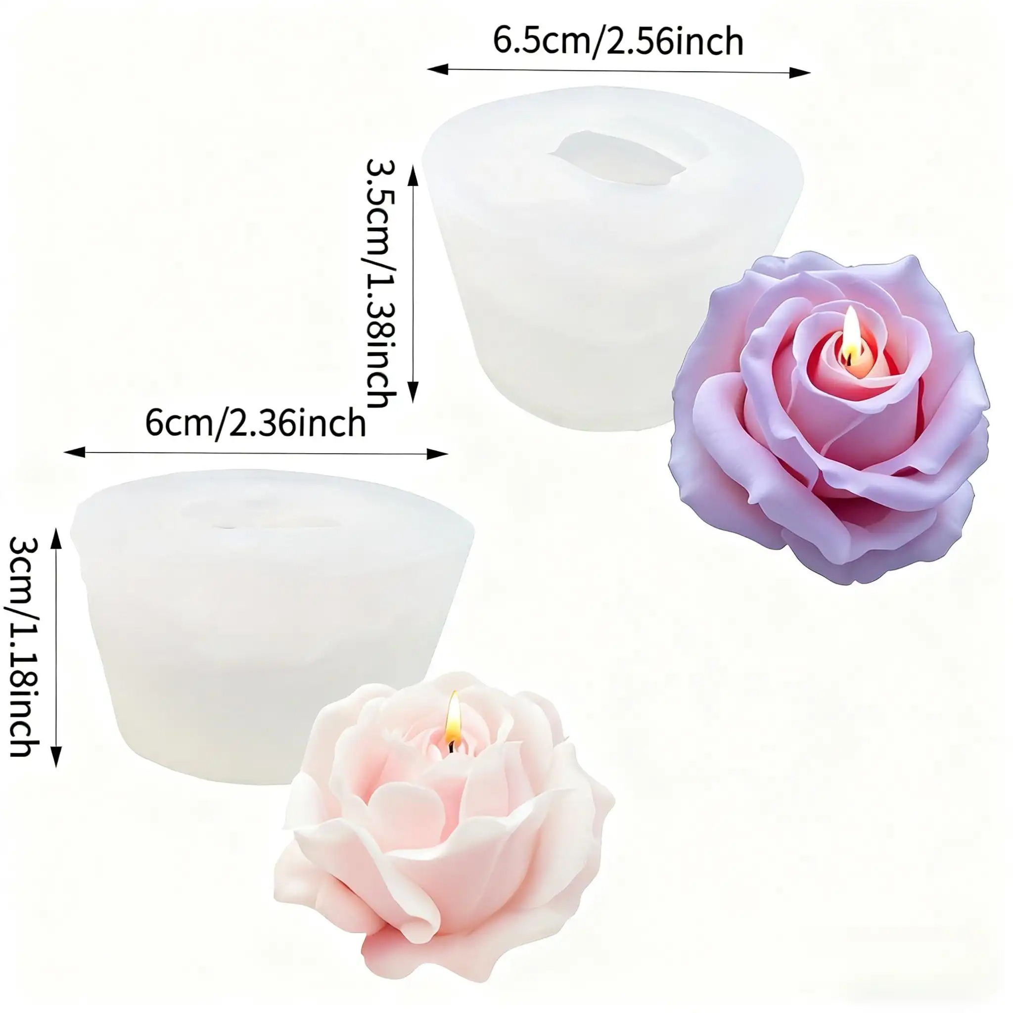 2 piezas de moldes románticos  - Resin Craft Ideas reseña y precio