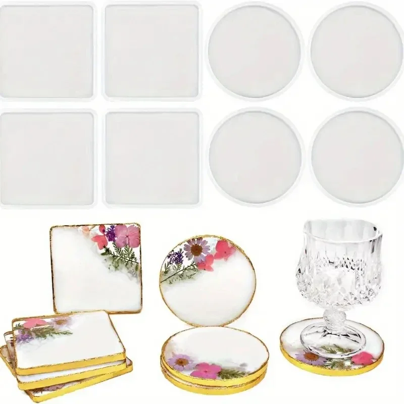 Posavasos redondos y cuadrados - Coaster Mold Round reseña y precio