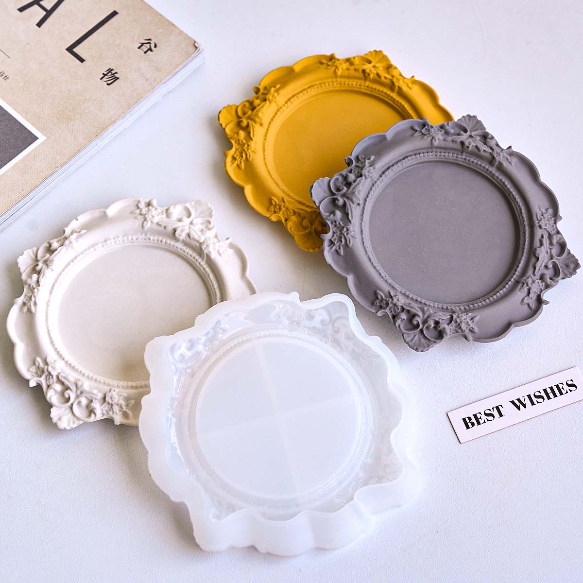 Molde de silicona redondo para - Coaster Mold Round reseña y precio