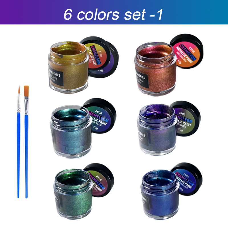 Juego de pintura acrílica metá - Resin Pigment Set reseña y precio