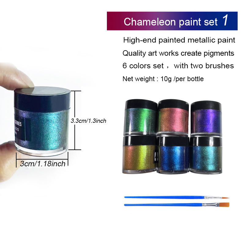 Juego de pintura acrílica metá - Resin Pigment Set reseña y precio