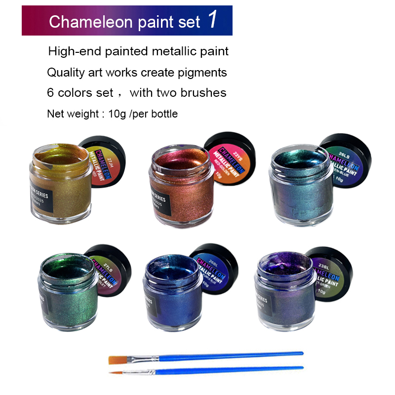 Juego de pintura acrílica metá - Resin Pigment Set reseña y precio