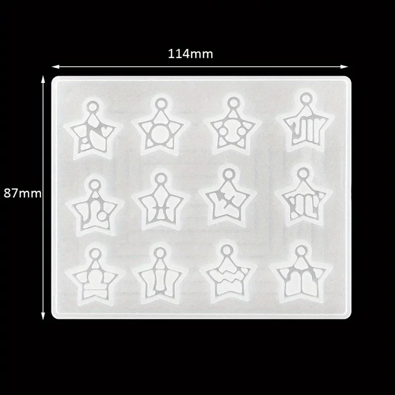 12 moldes de resina de constel - Resin Craft Material reseña y precio