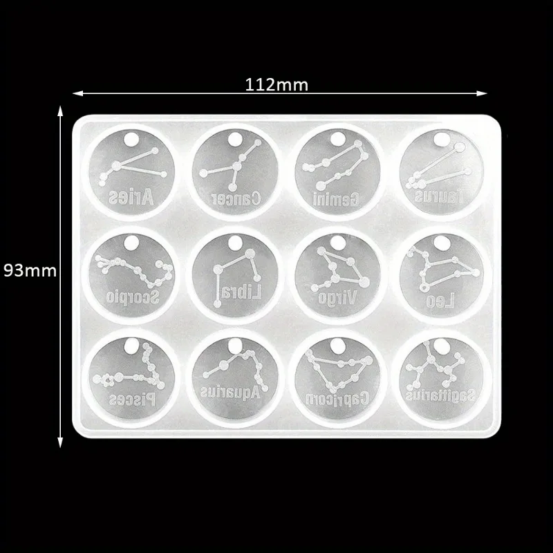 12 moldes de resina de constel - Resin Craft Material reseña y precio
