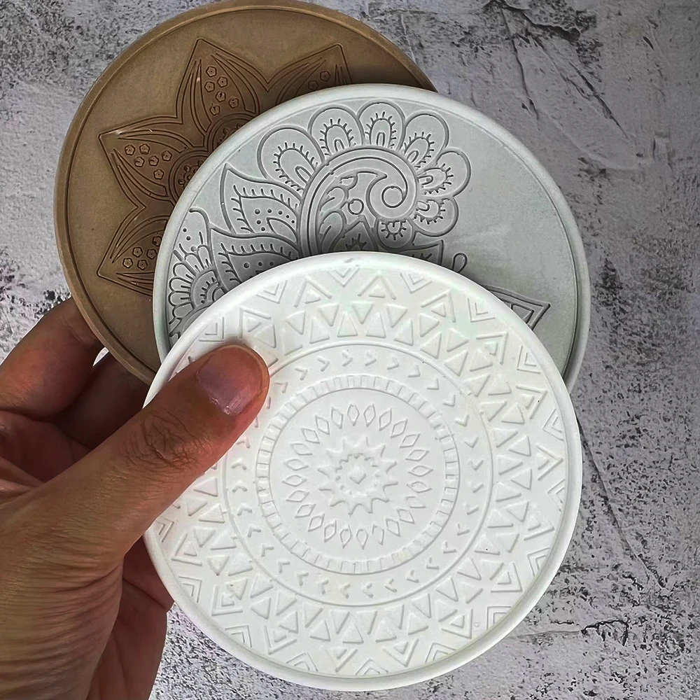 Molde de silicona de resina pa - Coaster Mold Round reseña y precio