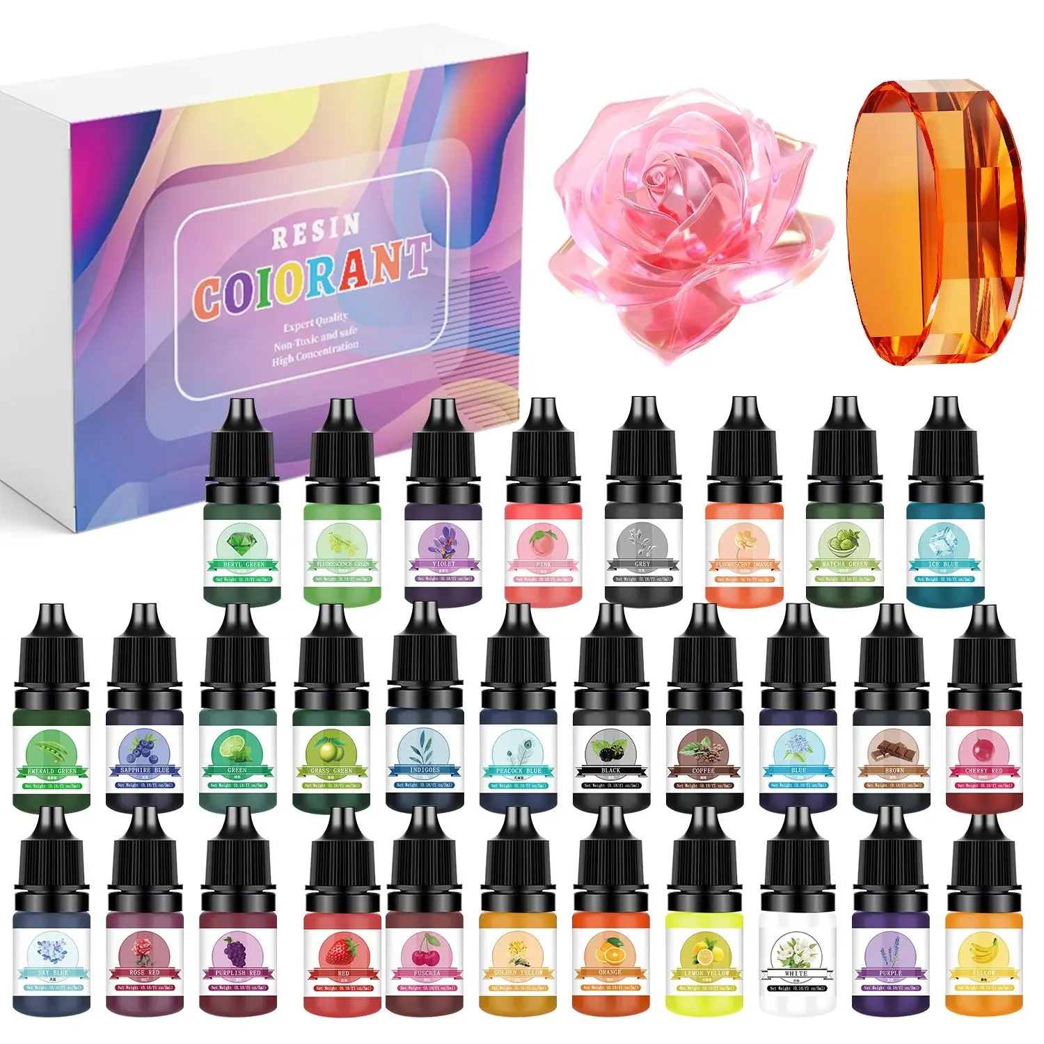 Kits de pigmentos de resina ep - Resin Pigment Set reseña y precio
