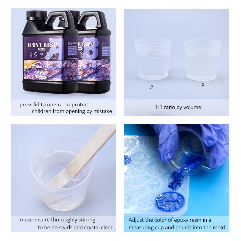 Kit de resina Epoxy 1:1 Easy M - Epoxy Uv Resin Kit reseña y precio