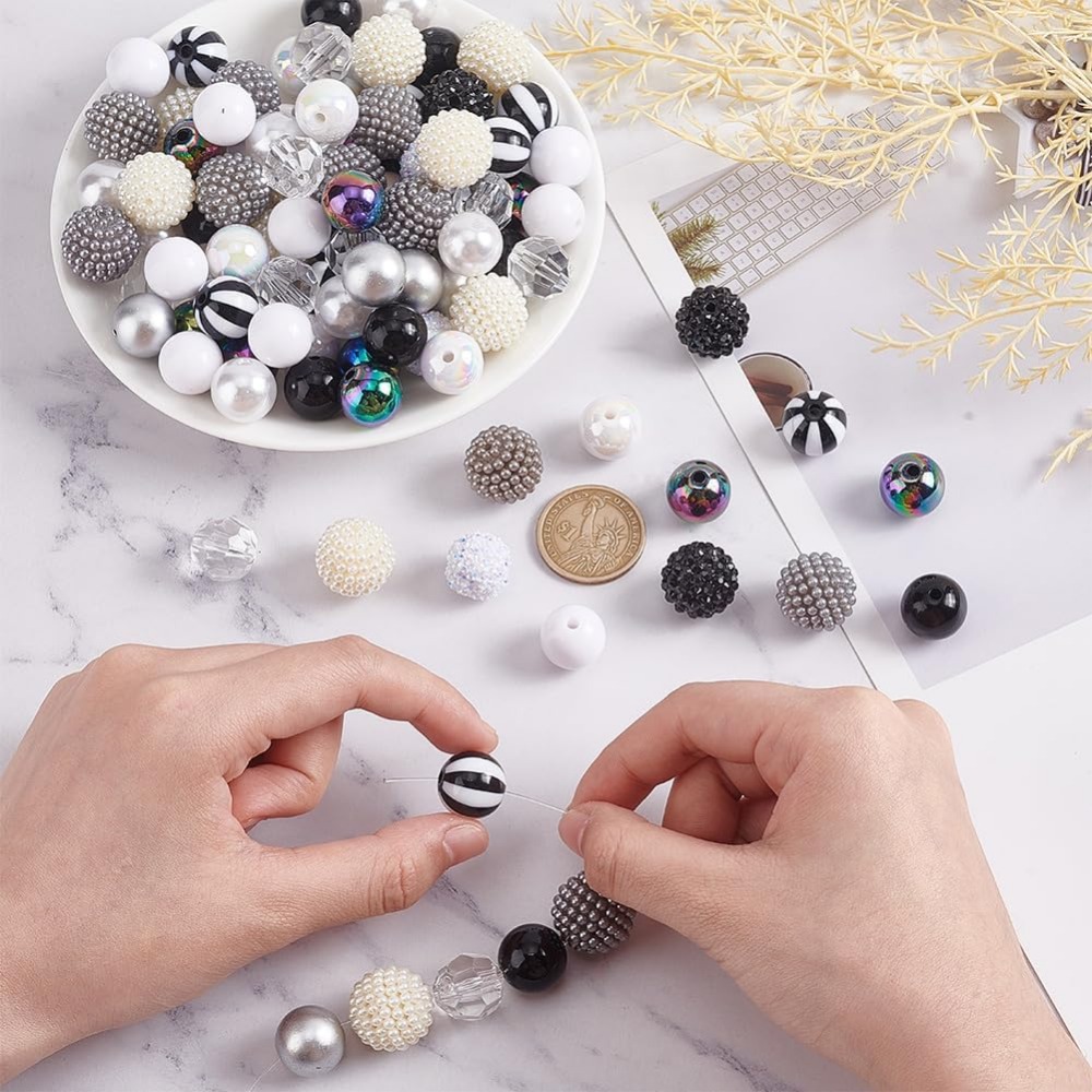 106 Uds. Cuentas gruesas, 12 e - Resin Crafts reseña y precio