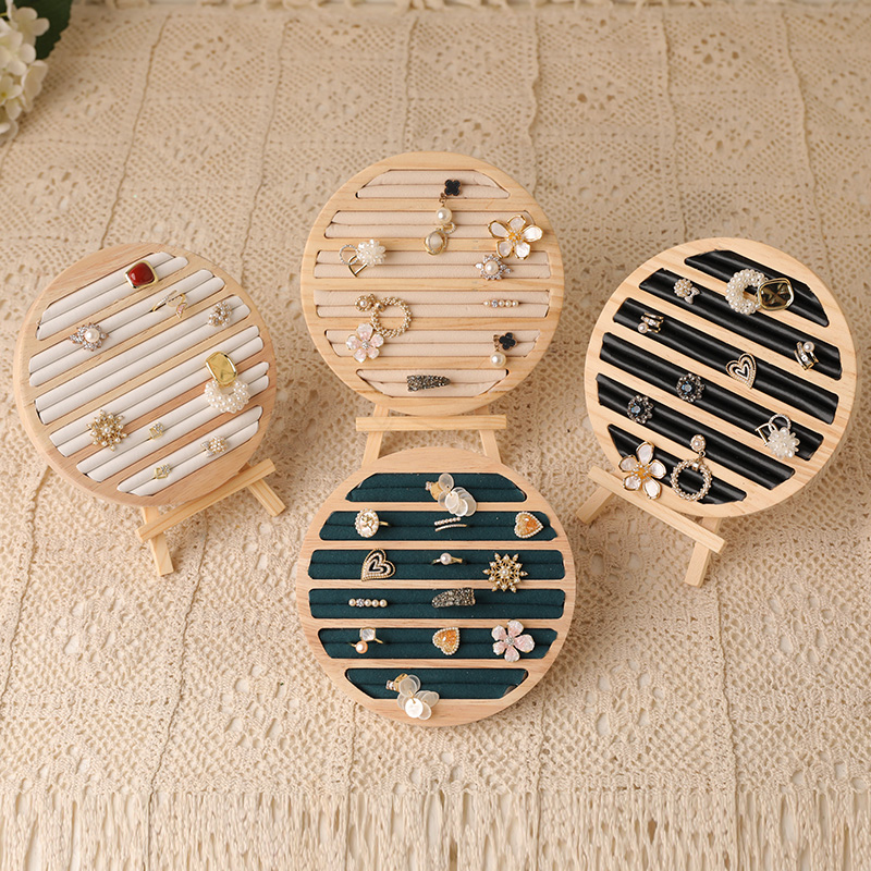 Bandeja de joyería de forma re - Wood Ring Blank reseña y precio