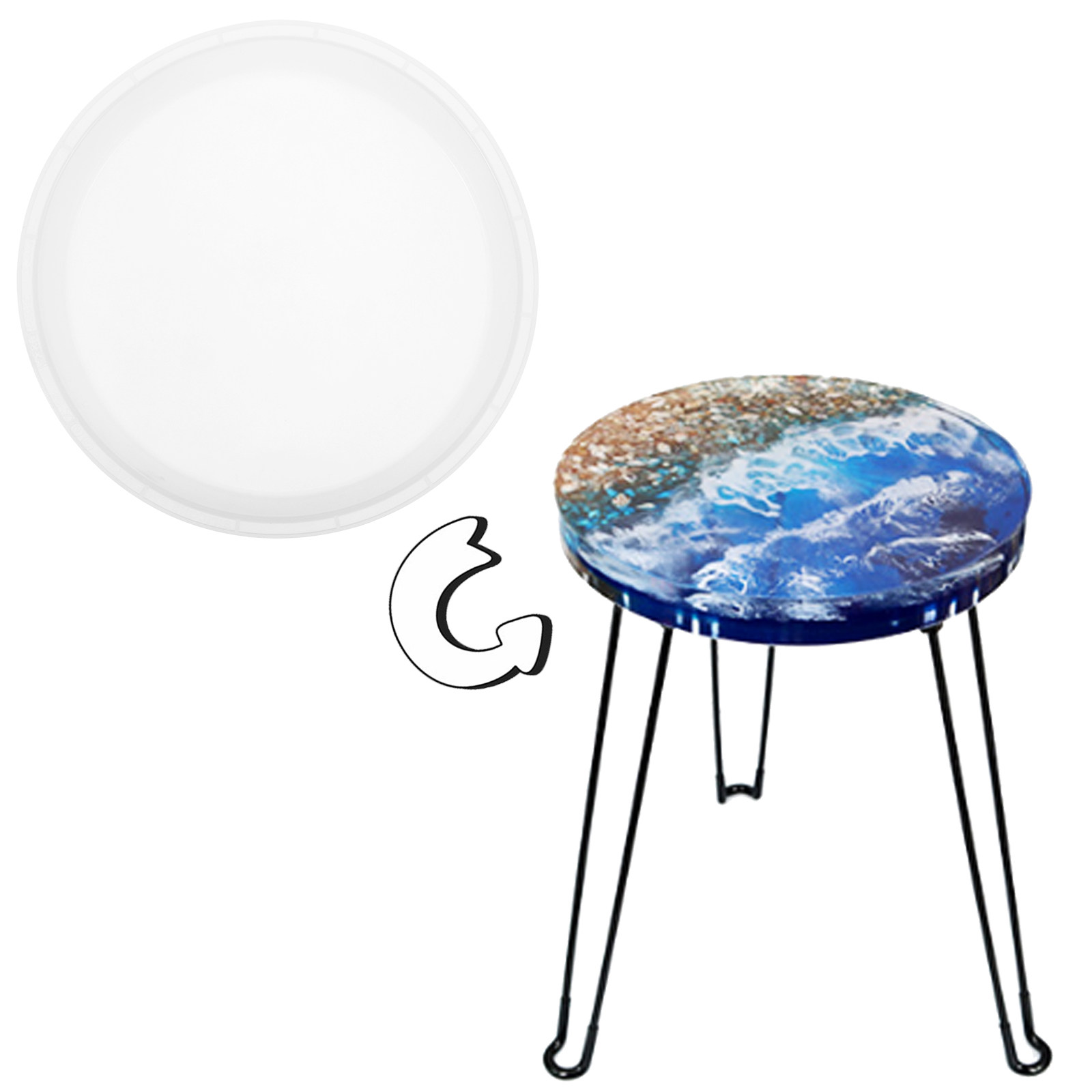 Molde de silicona para posavas - Coaster Mold Round reseña y precio