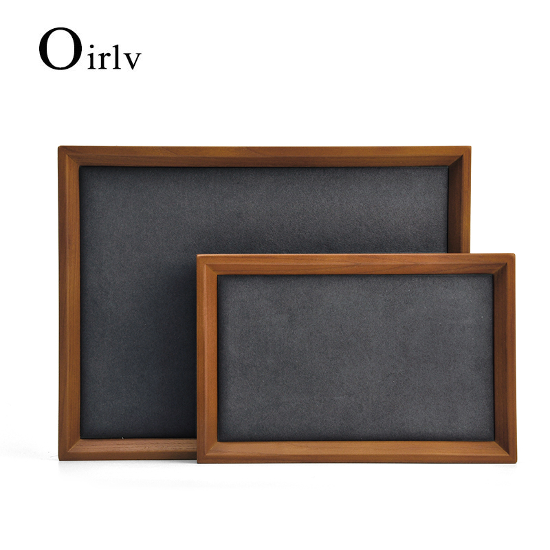 Oirlv-bandeja para presentació - Wood Ring Blank reseña y precio