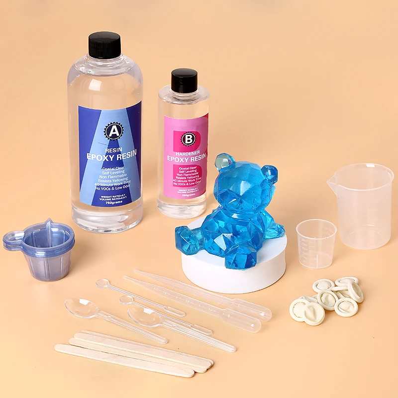 Kit de resina epoxi transparen - Mixing Cup Silicone reseña y precio