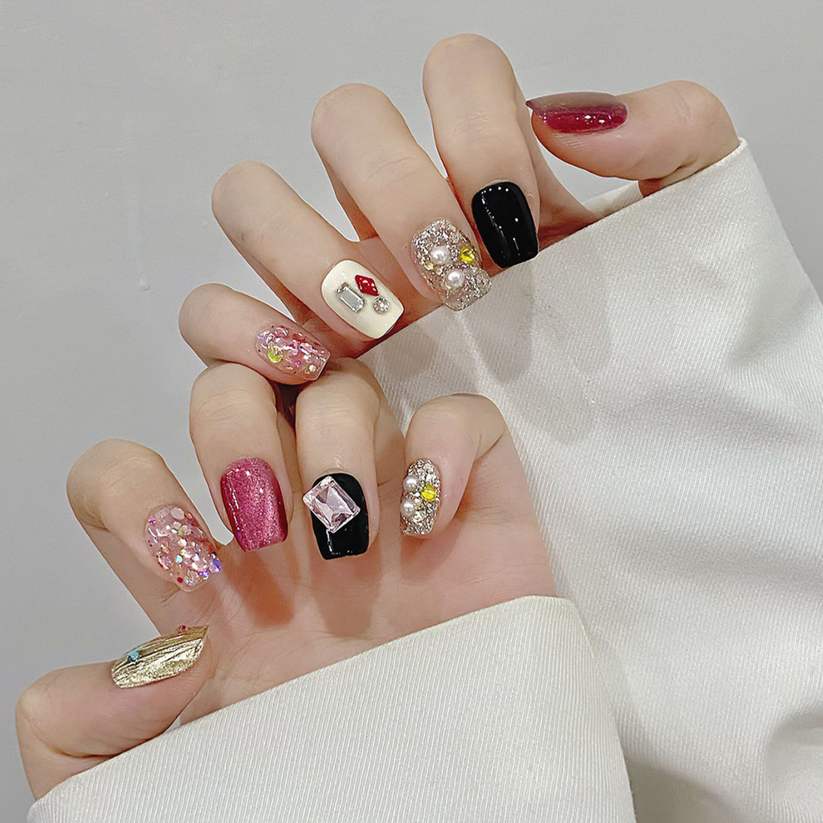 Uñas postizas hechas a mano, U - Resin Craft Material reseña y precio
