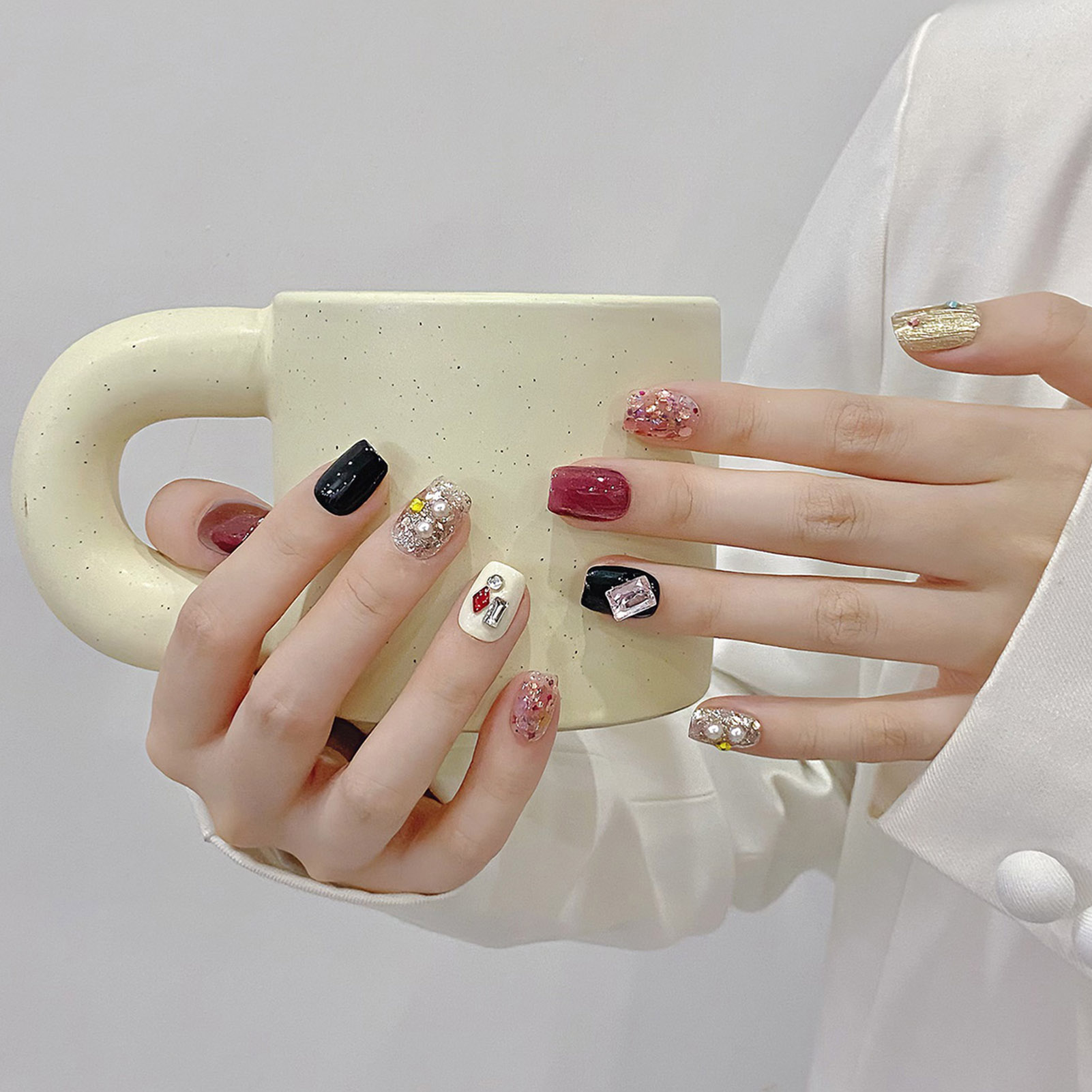 Uñas postizas hechas a mano, U - Resin Craft Material reseña y precio