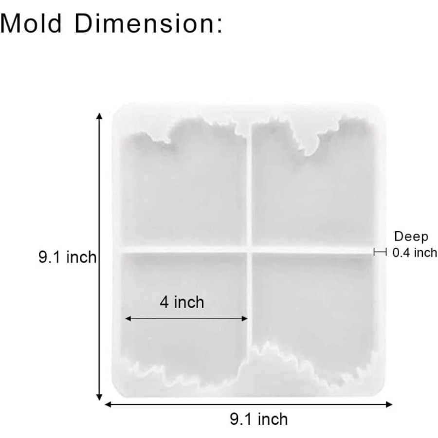 Molde de silicona para posavas - Resin Ocean Wave Mold reseña y precio