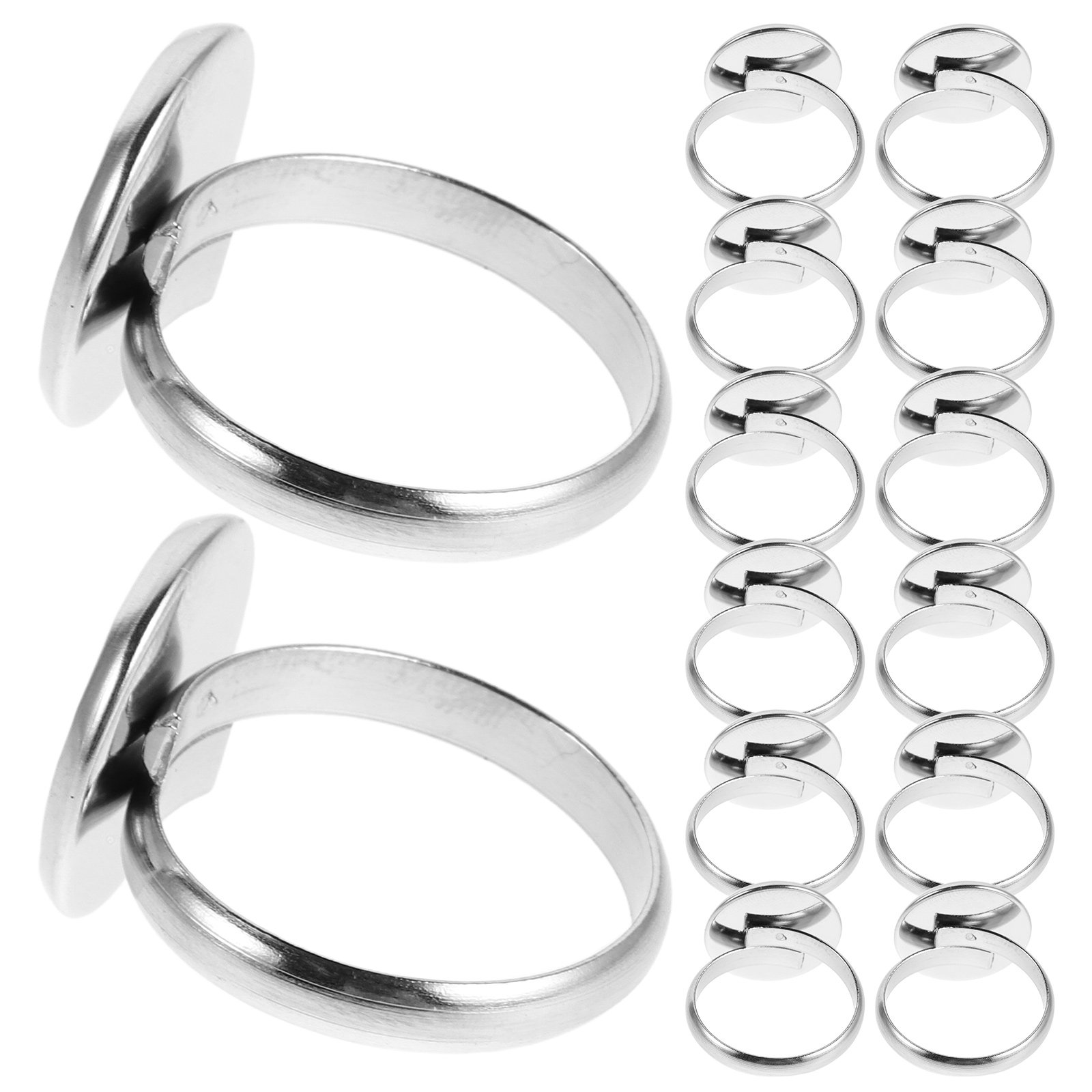 20 Piezas de Anillos Ajustable - Resin Crafts reseña y precio