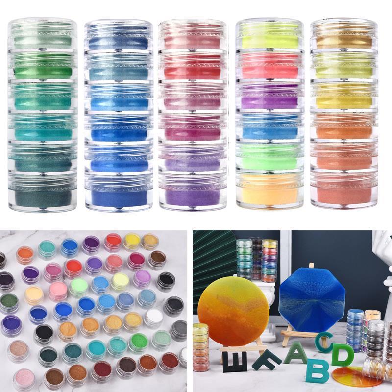 6 colores/juego de pigmento en - Resin Pigment Set reseña y precio
