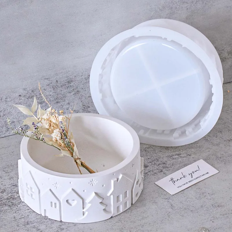Molde de silicona Relief House - Coaster Mold Round reseña y precio