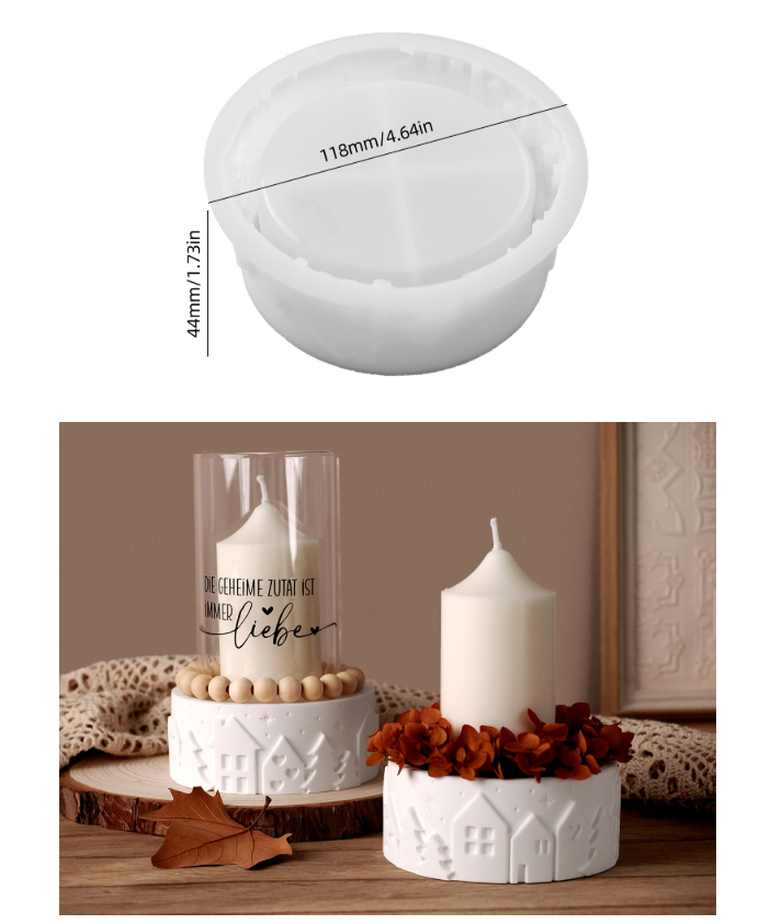 Molde de silicona Relief House - Coaster Mold Round reseña y precio