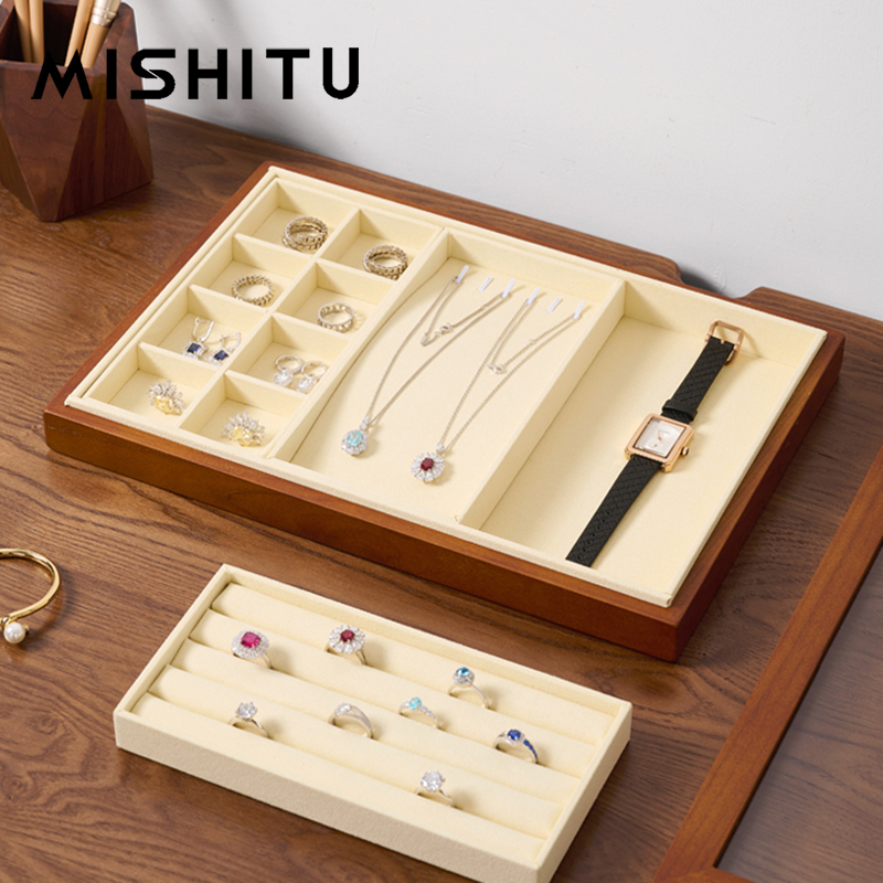 MISHITU-caja de almacenamiento - Wood Ring Blank reseña y precio