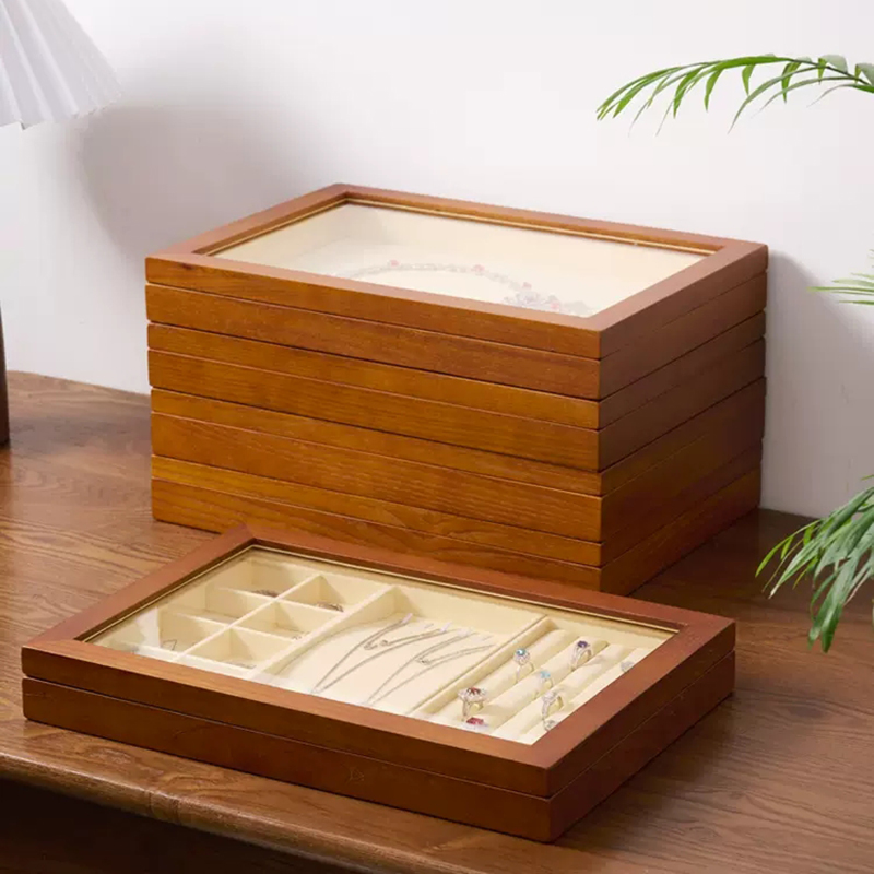 MISHITU-caja de almacenamiento - Wood Ring Blank reseña y precio
