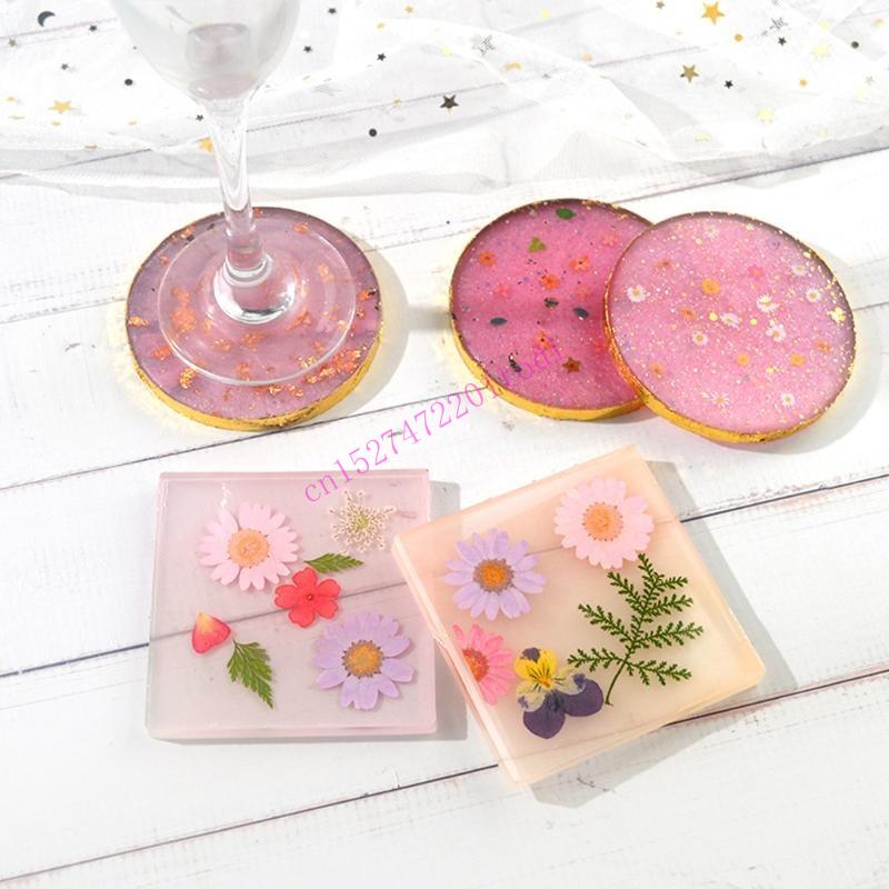 moldes resina para posavasos c - Geode Mold Silicone reseña y precio