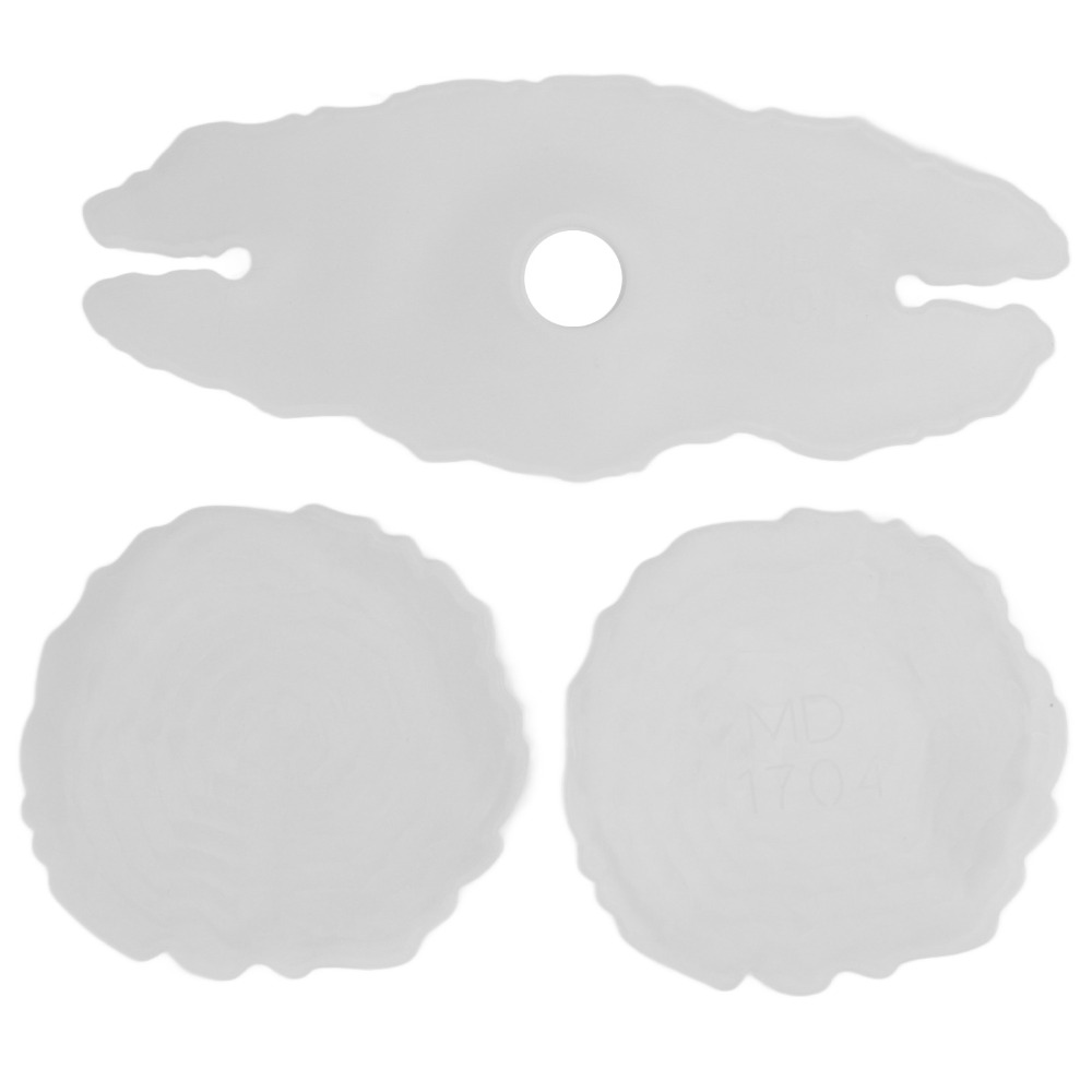3 moldes de silicona de forma  - Geode Mold Silicone reseña y precio