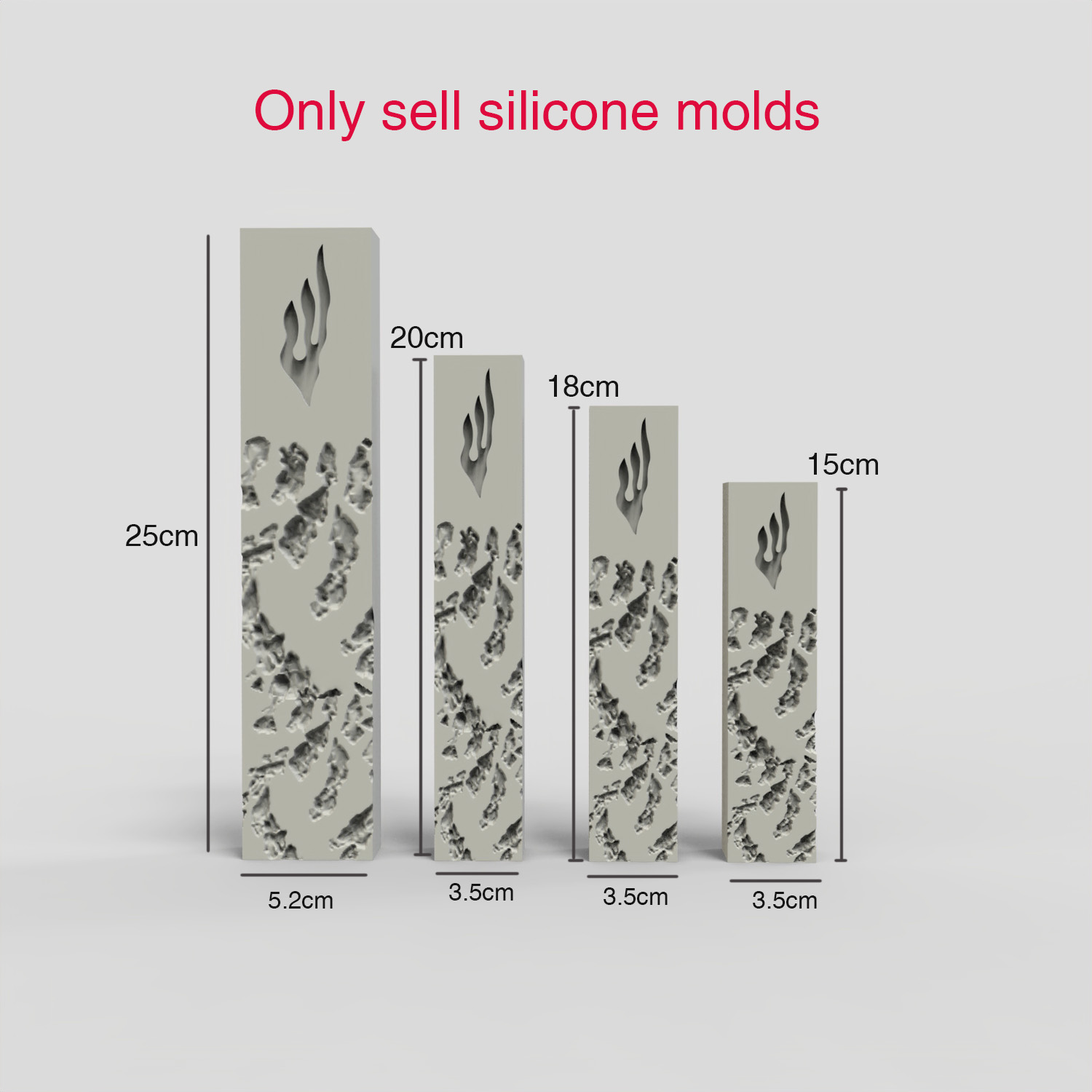 Juego de moldes de silicona pa - Serving Tray Mold reseña y precio