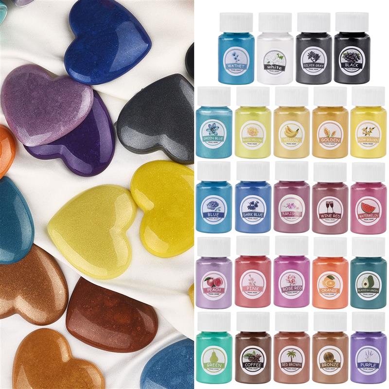 Tinte de resina epoxi en polvo - Resin Pigment Set reseña y precio
