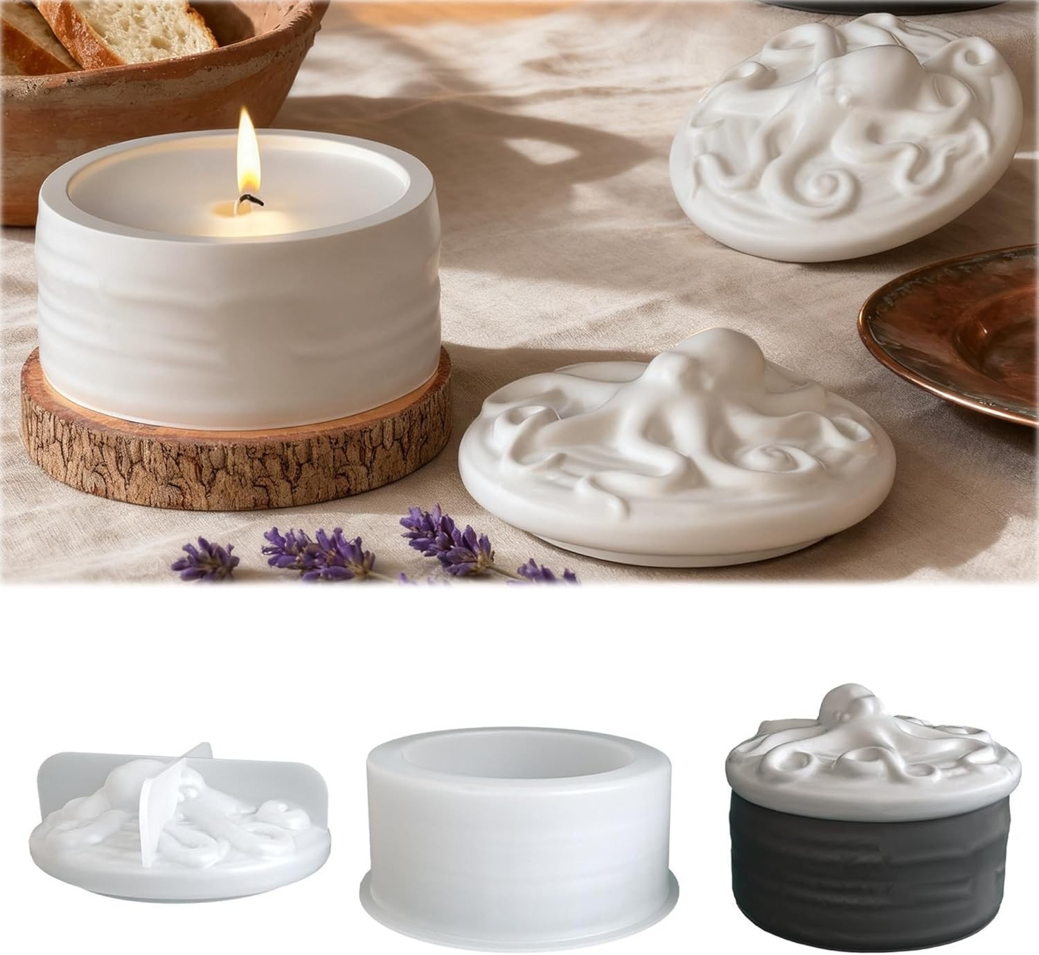 Juego de moldes de silicona pa - Resin Ocean Wave Mold reseña y precio