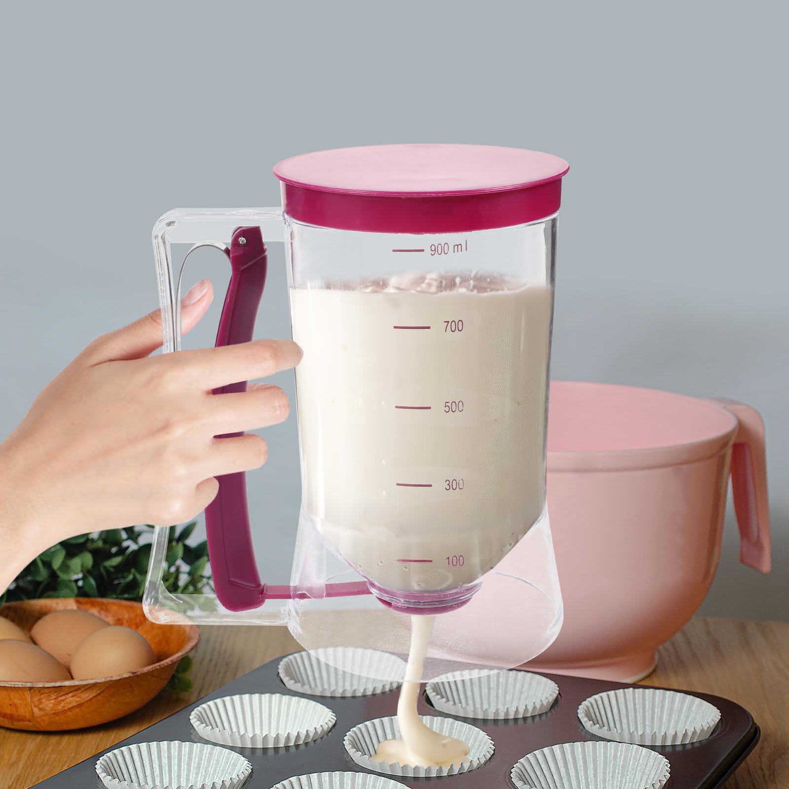 Dispensador de masa de 900ml,  - Mixing Cup Silicone reseña y precio