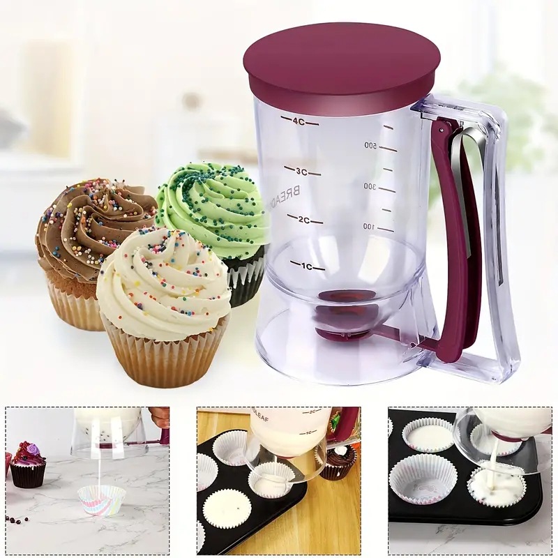 Dispensador de masa de 900ml,  - Mixing Cup Silicone reseña y precio