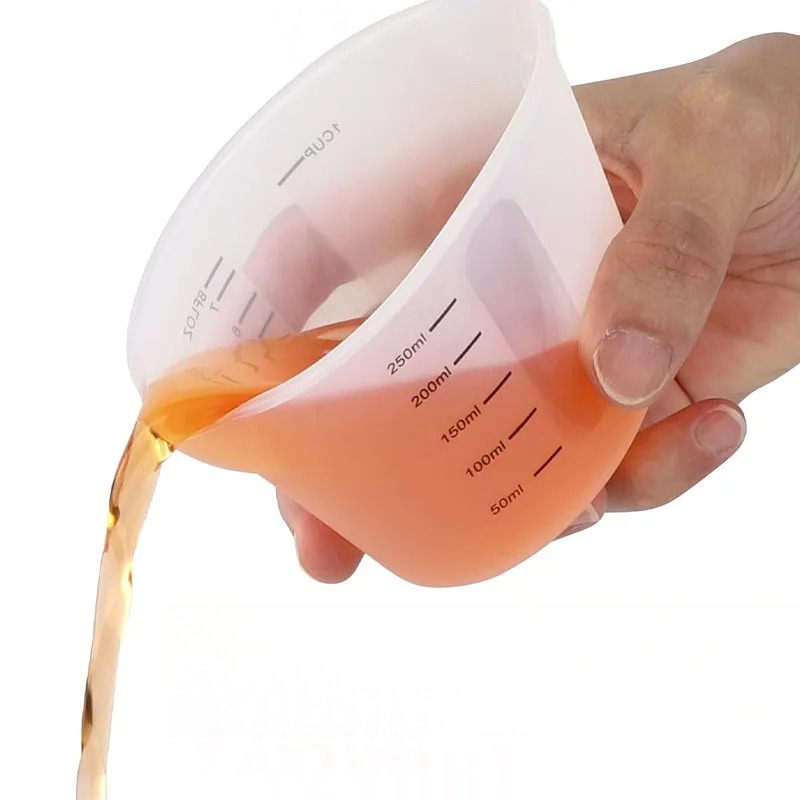 1 unidad de tazas medidoras de - Mixing Cup Silicone reseña y precio