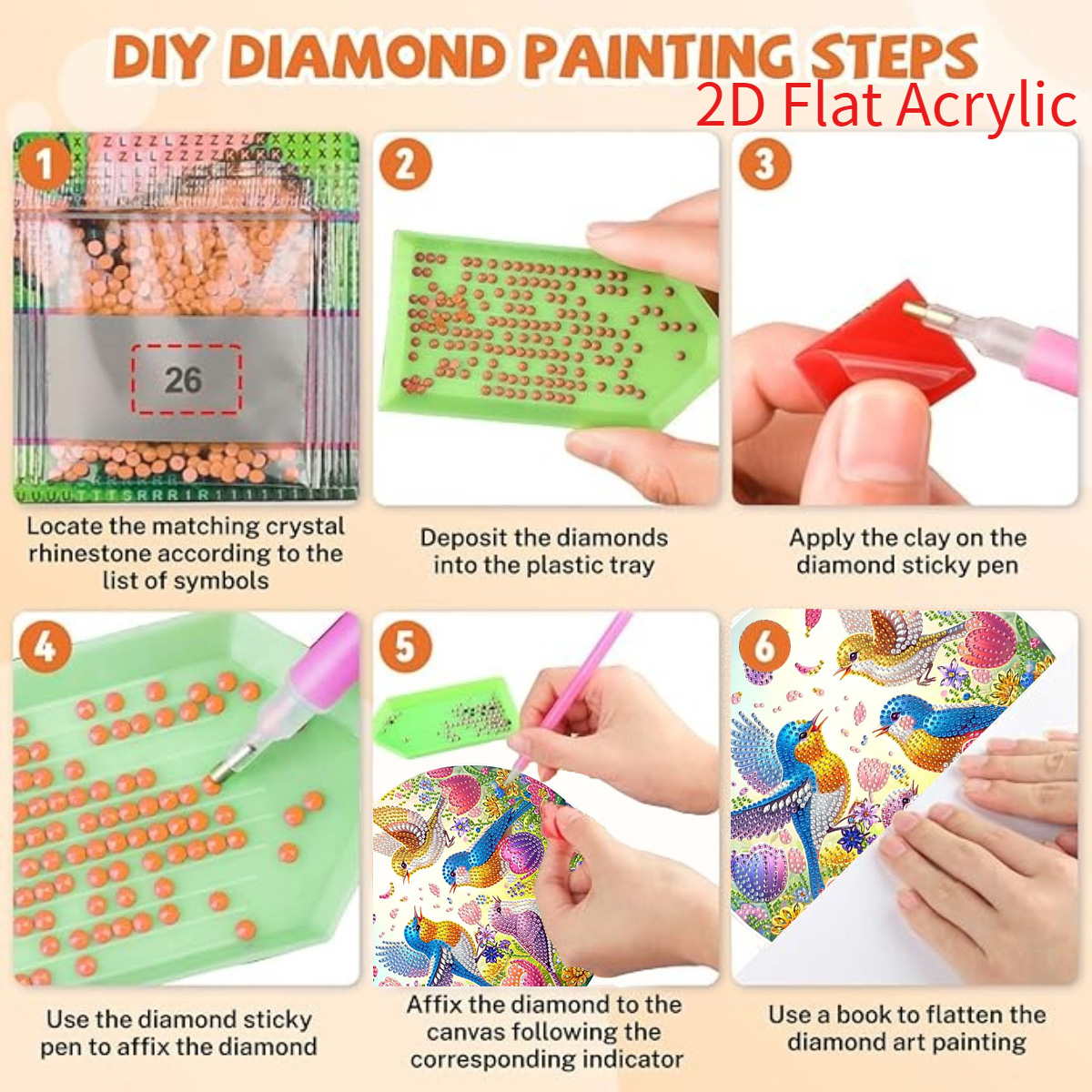 Acrílico Plano 2D, Kit de Pint - Resin Craft For Beginners reseña y precio