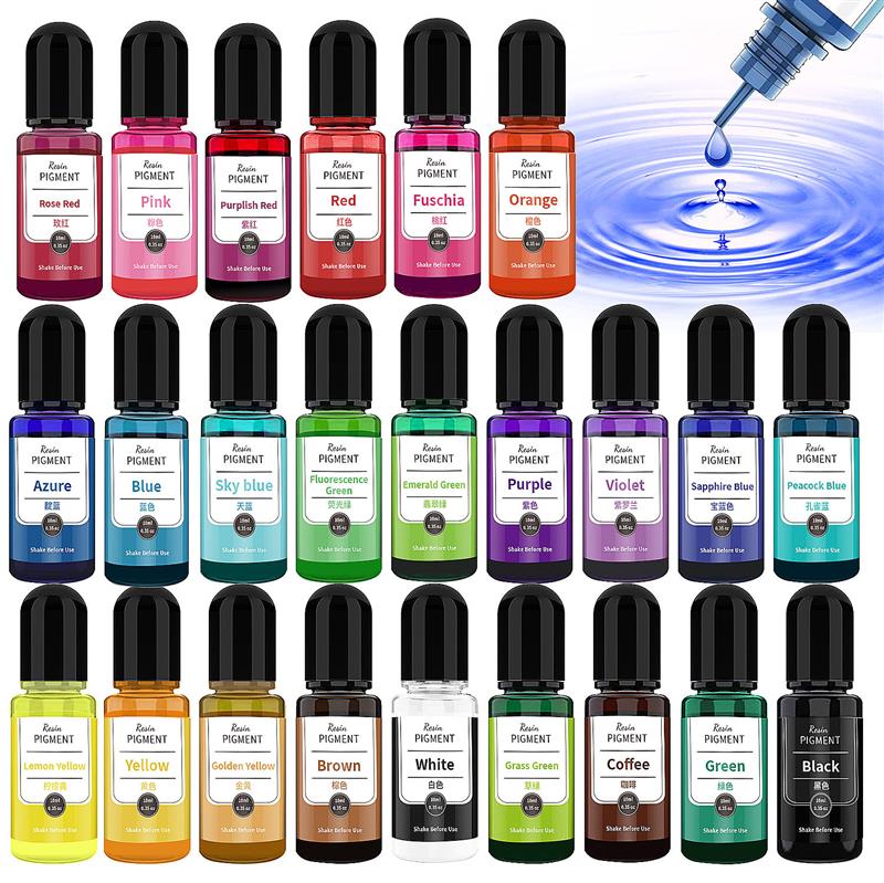 Tinta de Arte de 24 colores, p - Resin Pigment Set reseña y precio